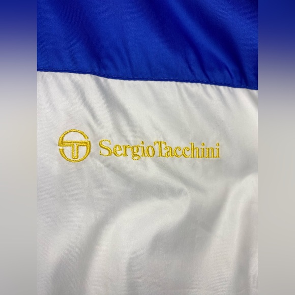Vintage 1990’s Sergio Tacchini Windbreaker Track Jacket Men’s Size MEDIUM - Picture 2 of 8